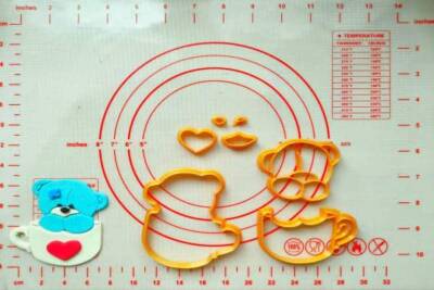 Κουπάτ Set Αρκουδάκι με Καρδιά σε Κούπα