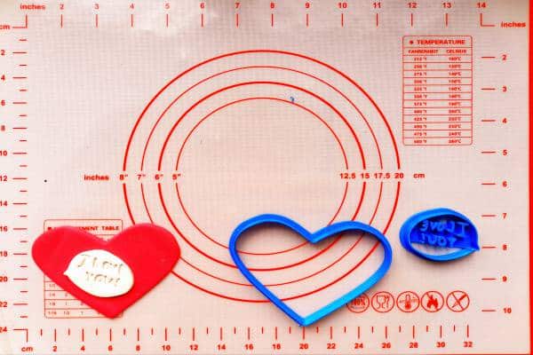 Κουπάτ Set Καρδιά με Μύνημα 1 Κουπάτ Set Καρδιά με Μύνημα