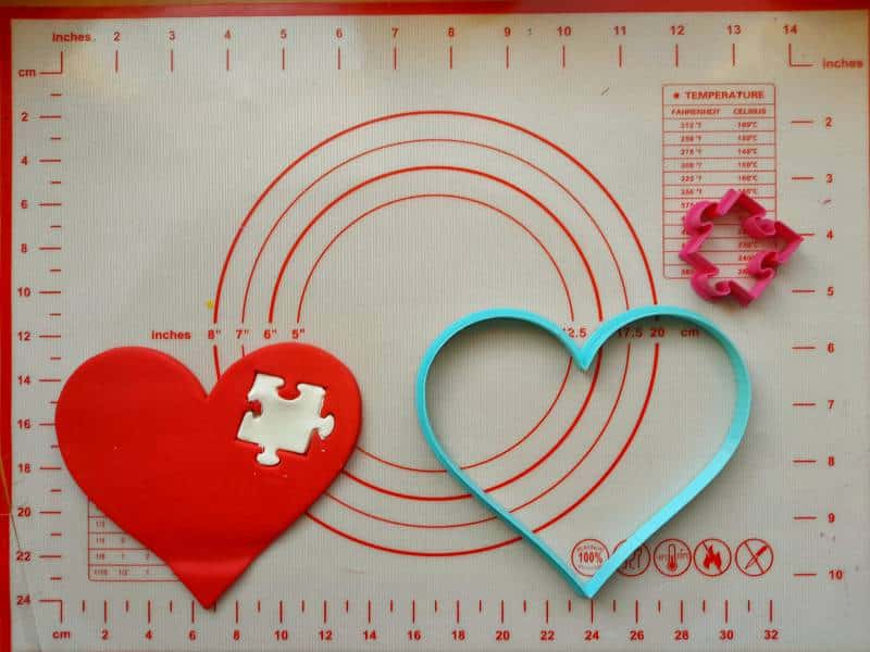 Κουπάτ Set Καρδιά με Πάζλ 1 Κουπάτ Set Καρδιά με Πάζλ