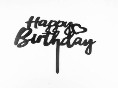 Topper Happy Birthday No4