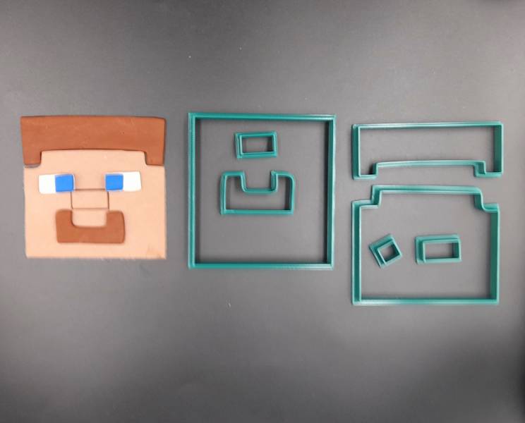 Κουπάτ Set Minecraft Πρόσωπο 1 Κουπάτ Set Minecraft Πρόσωπο