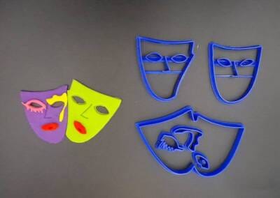 Κουπάτ Set Αποκριάτικες Μάσκες