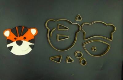 Κουπάτ Set Τιγράκι Κεφάλι