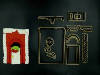 Κουπάτ Set Χριστουγεννιάτικη Πόρτα