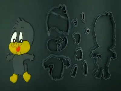 Κουπάτ Set Daffy Duck Looney Tunes