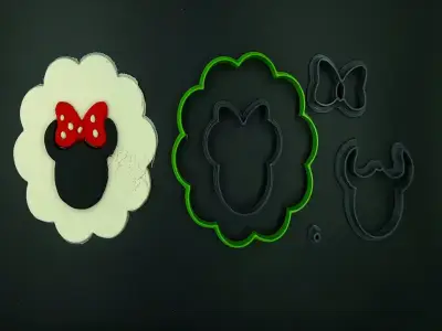 Κουπάτ Set Κορνίζα με Κεφάλι Minnie