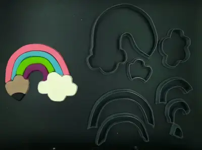 Κουπάτ Set Μολύβι Ουράνιο Τόξο