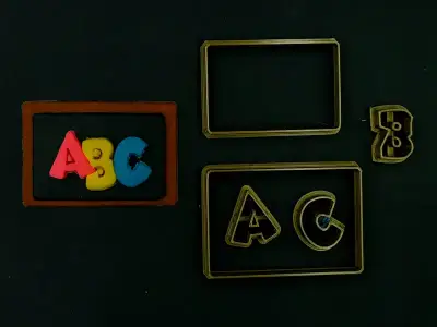 Κουπάτ Set Πίνακας Abc