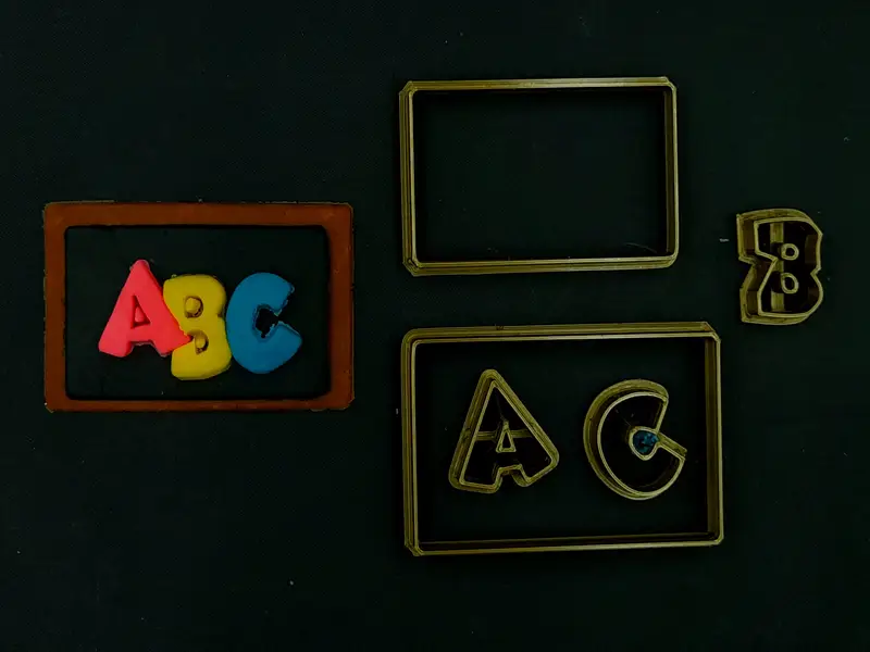 Κουπάτ Set Πίνακας Abc 1 Κουπάτ Set Πίνακας Abc