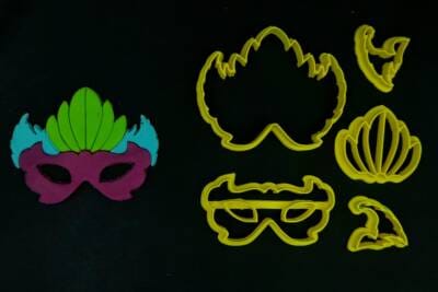 Κουπάτ Set Αποκριάτικη Μάσκα Νο4