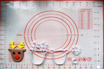 Κουπάτ Set Τάρανδος Πρόσωπο