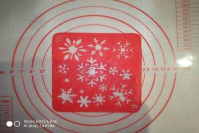 Stencil Χιονονιφάδες