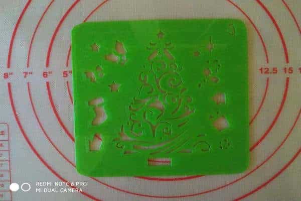 Stencil Χριστουγεννιάτικο Δέντρο 1 Stencil Χριστουγεννιάτικο Δέντρο