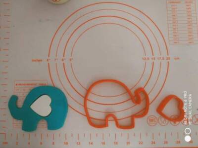 Κουπάτ Set Ελέφαντας με Καρδιά