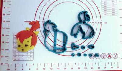 Κουπάτ Set Σταλίτσα Κεφάλι Flintstones