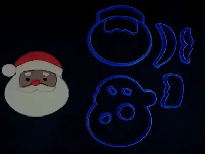 Κουπάτ Set Άγιος Βασίλης Πρόσωπο Νο5