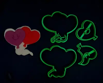 Κουπάτ Set Μπαλόνια με Καρδιές Νο2