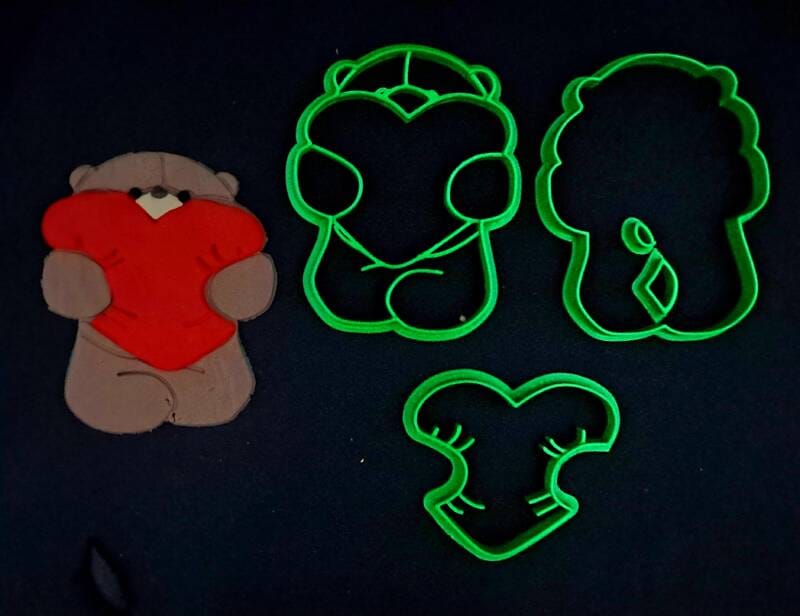 Κουπάτ Set Αρκουδάκι με Καρδιά Νο6