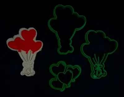 Κουπάτ Set Μπαλόνια με Καρδιές