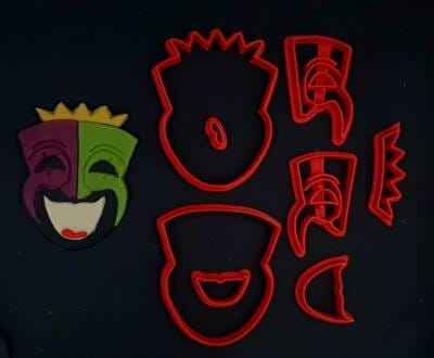 Κουπάτ Set Αποκριάτικη Μάσκα Νο6