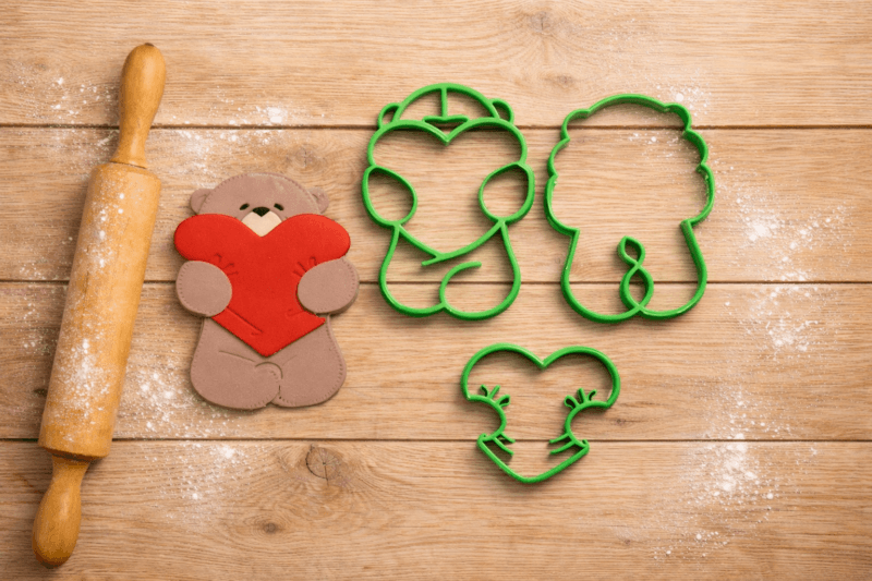 Κουπάτ Set Αρκουδάκι με Καρδιά Νο6