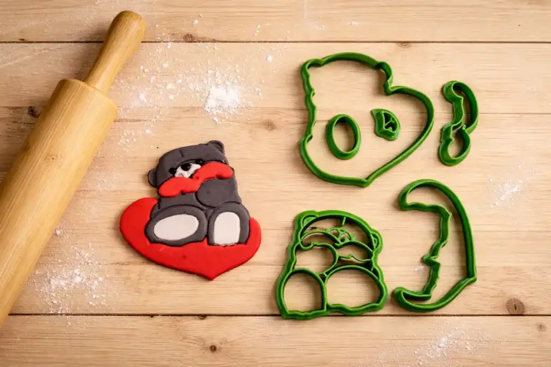 Κουπάτ Set Αρκουδάκι με Καρδιά Νο4